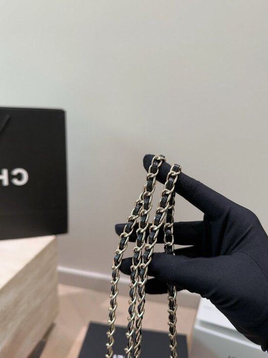 Chanel 24C Classic Mini Backpack Black Caviar with Gold Hardware Crossbody - Picture 9 of 9